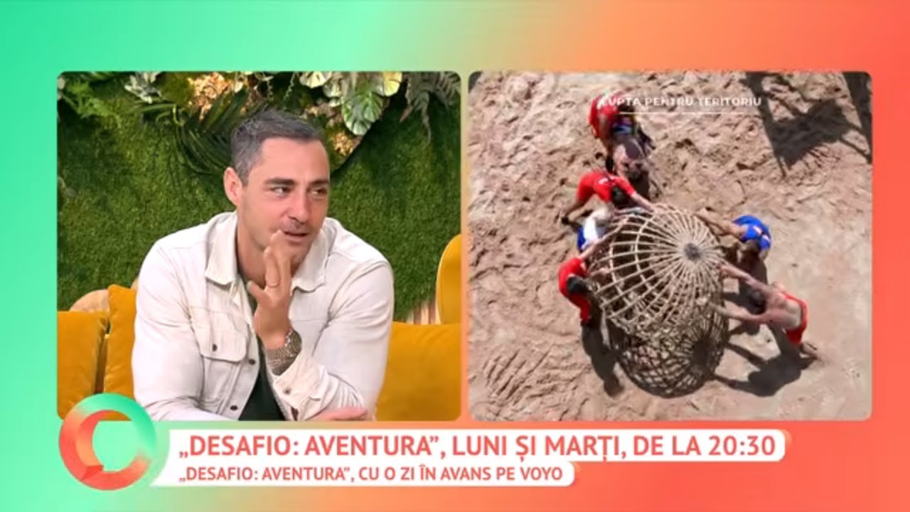 Vladimir Drăghia, trup și suflet în probele de la Desafio: Aventura