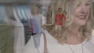 C. Wonder Essentials Pima Cotton 3/4 Sleeeve Top on QVC