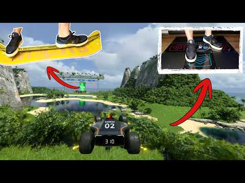 Can I set GAMING RECORDS with the dance mat & slackline?! 🏆 M4cM4nus Unlimited