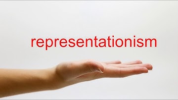 How to Pronounce representationism - American English