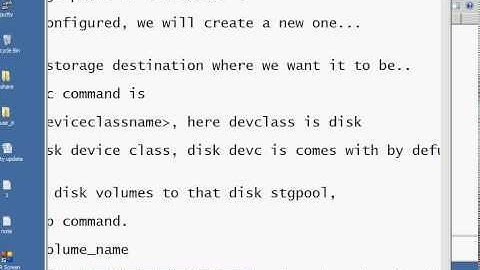 How to define TSM server disk storagepool and disk stgpool volumes - www.tsmtutorials.com