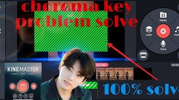 How to video Lining problem in kinemaster? By tag green Layer support