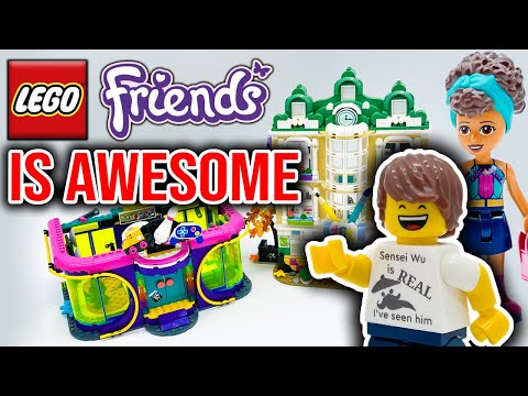 YouTube thumbnail: Get Over Yourself, LEGO Friends is Awesome