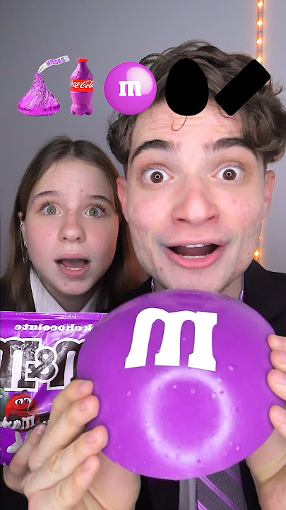 Giant Purple Chocolates ASMR With My Sister! 🤤