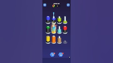 Nut sort - color puzzle game by kiwi fun level 365