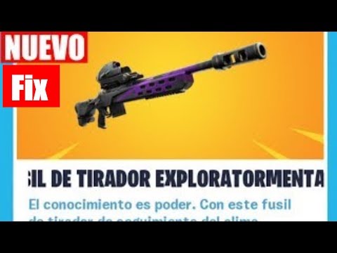 (CORREGIDO) STATS Nueva Arma  FUSIL DEL DE TIRADOR EXPLORATORMENTAS EPICA y LEGENDARIA en FORTNITE - (CORREGIDO) STATS Nueva Arma  FUSIL DEL DE TIRADOR EXPLORATORMENTAS EPICA y LEGENDARIA en FORTNITE
