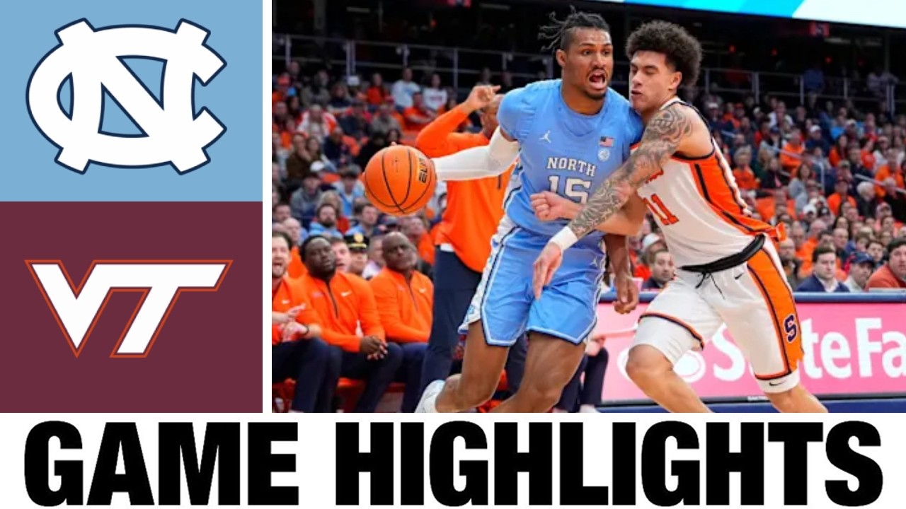 #18 North Carolina vs Virginia Tech Highlights | Men's Basketball | College Basketball 2026