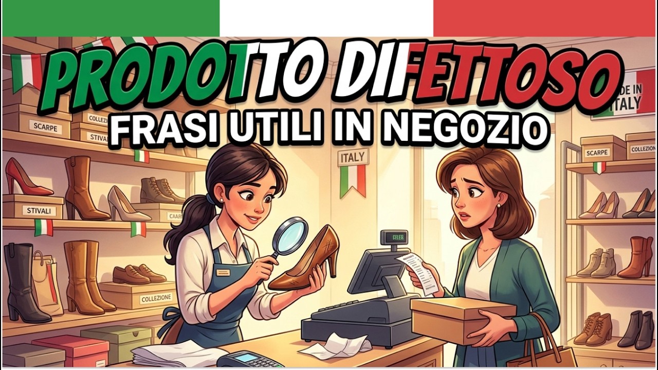 Impara l’Italiano con Podcast: Come Fare un Reso in un Negozio Italiano | Italiano Pratico
