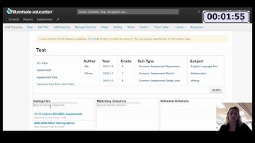 Illuminate DnA in 3 Minutes or Less Week 5 Custom Reports