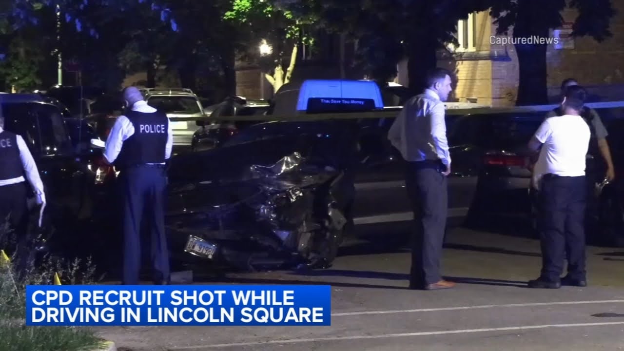 Police recruit shot while driving in Chicago, leading to crash: CPD