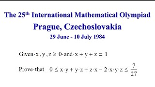 Clip 1269 : IMO 1984 problem 1 type 1