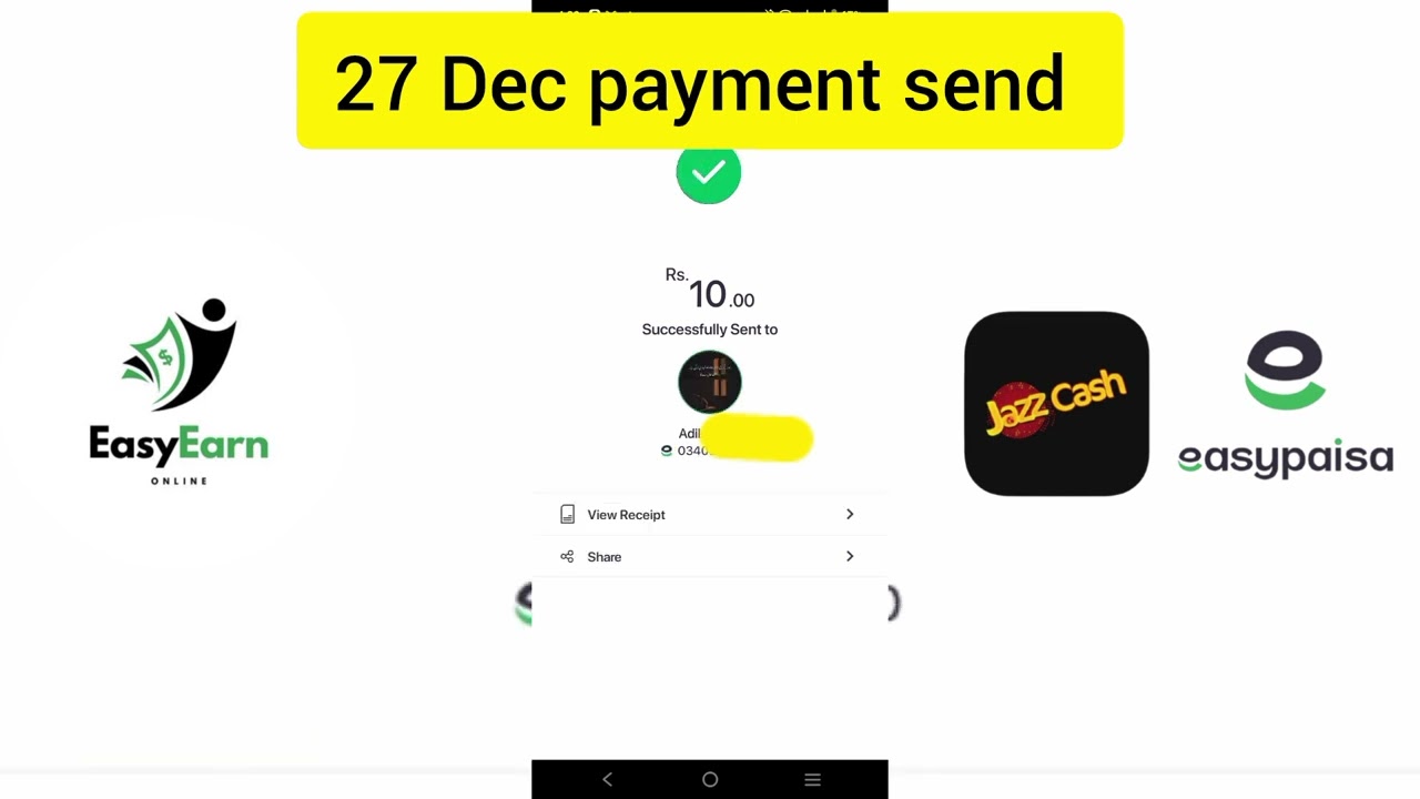 Earn Bay Withdraw Proof || Online Earning App || Online Earning App Without Investment