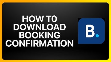 How To Download Booking Confirmation From Booking.com Tutorial