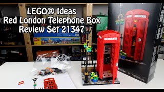 Review LEGO Red London Telephone Box (Ideas Set 21347)