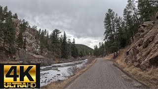 Colorado Scenic Drive  Backcountry Drive Just Before a Winter Storm in 4K Ultra HD