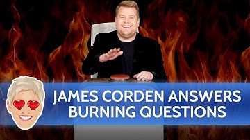 James Corden Answers ‘Ellen’s Musical Burning Questions’