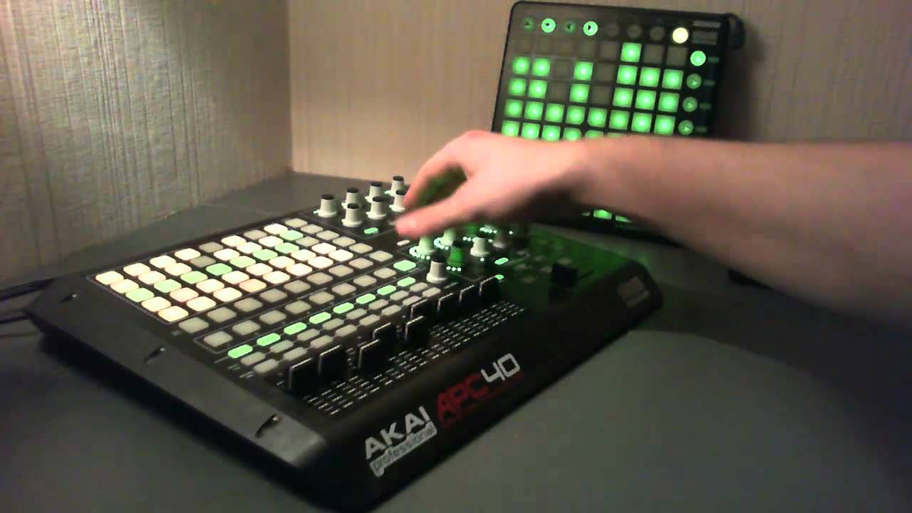 Akai Apc40 Live Set 2012 - YouTube