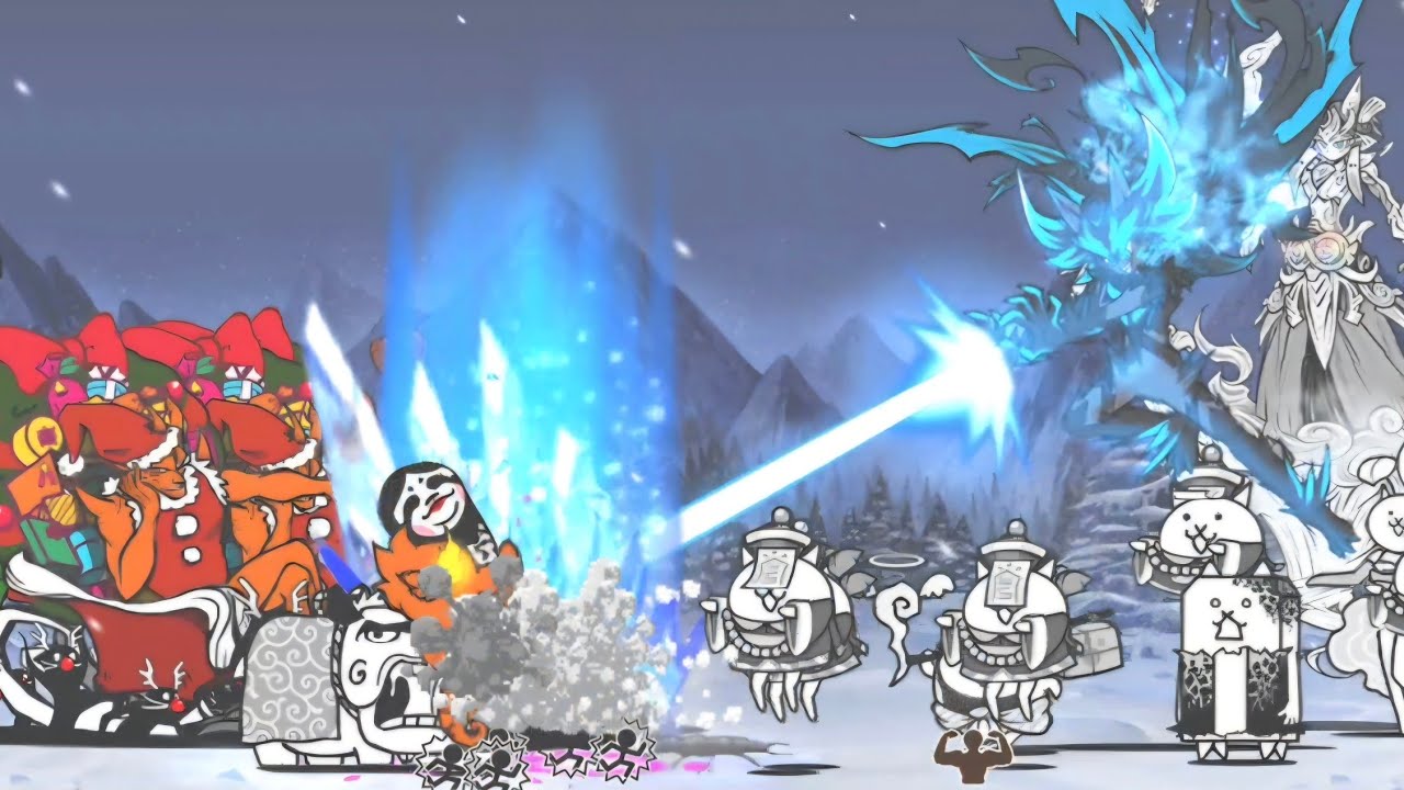 [냥코대전쟁] 대난투 겨울 스페셜