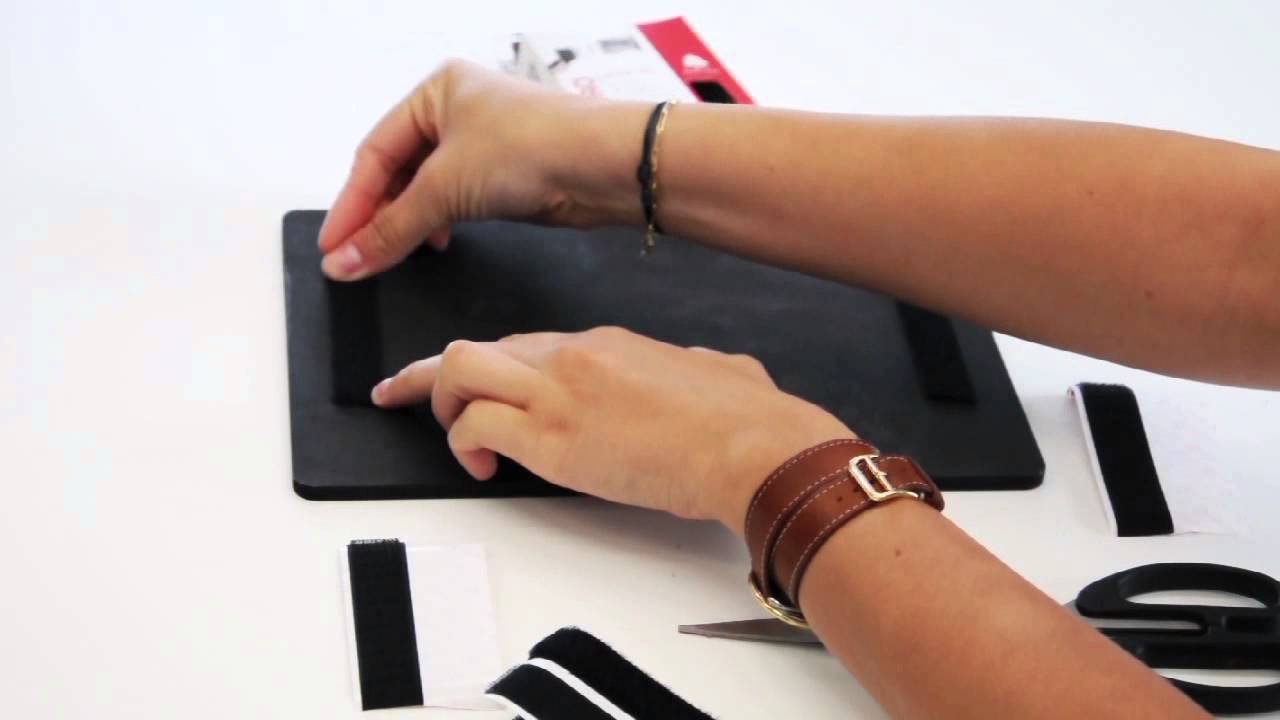 How to Hang a Chalkboard Using VELCRO® Brand Products YouTube