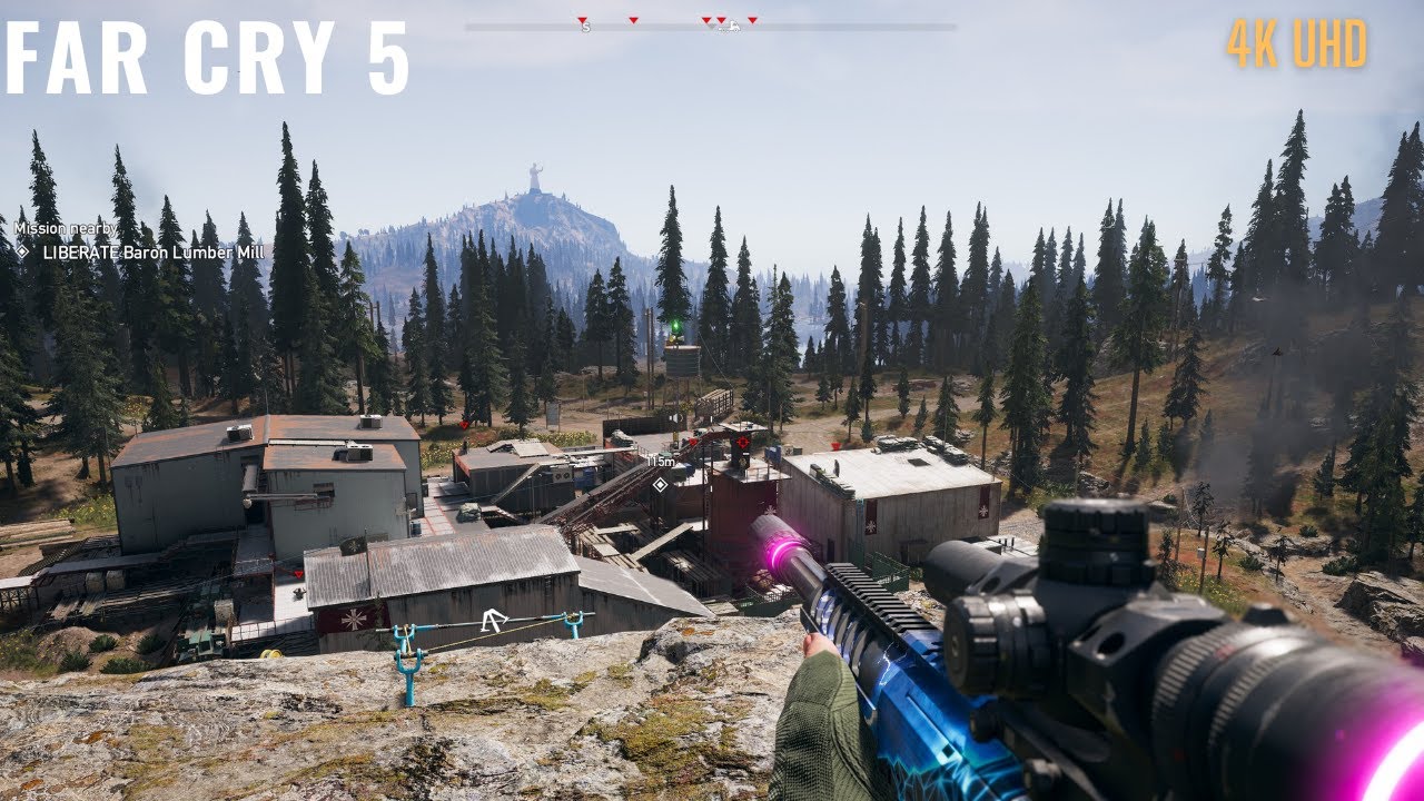 Far Cry 5 2021 Liberate Baron Lumber Mill and save hostages with