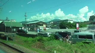 （フルHD）しなの鉄道SR1系特別快速軽井沢リゾート号（田中～上田）車窓