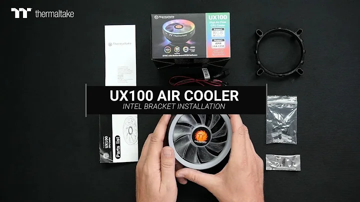 Guia de Instalação: Cooler UX100 da Thermaltake