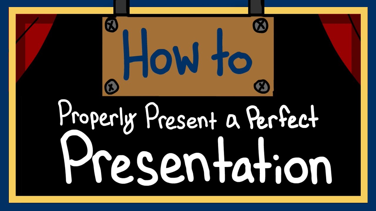 how to present a perfect presentation