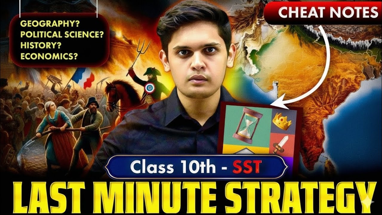 Class 10th - Social Science Last Minute Strategy 😱🔥| Social Science CheatSheet | Prashant Kirad 