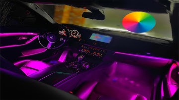 DIY INSTALL 9 COLOR AMBIENT LIGHTING IN YOUR BMW F10/F11 SERIES!