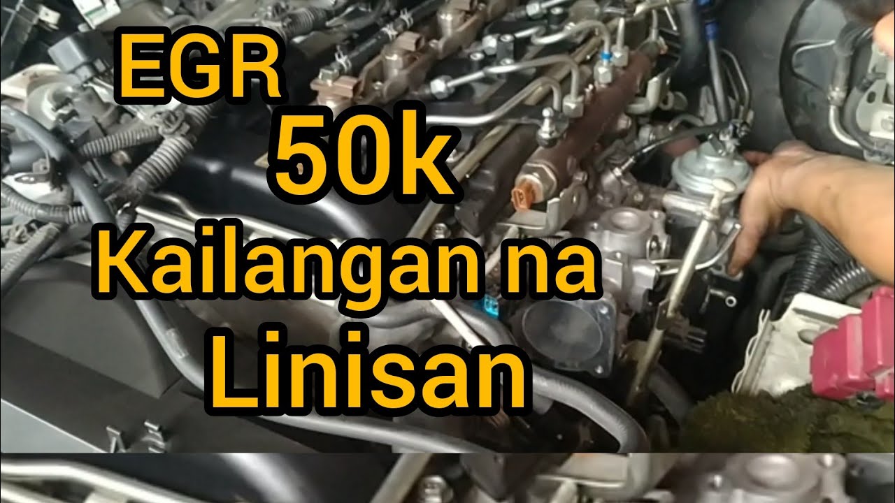 Montero sport gn3 4n15 EGR intake manifold cleaning YouTube