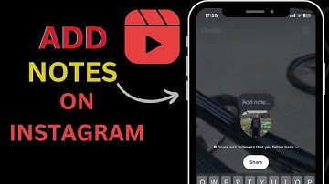 How To Share Notes To Instagram Reels/Posts (NEW FEATURE)