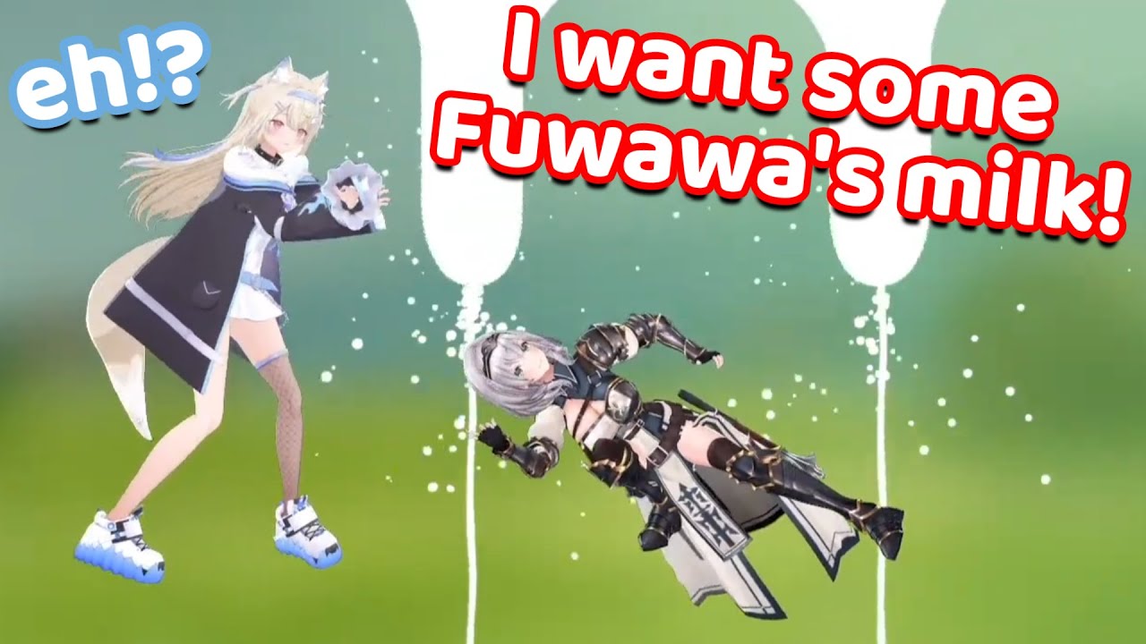 Noel wants to taste Fuwawa’s milk