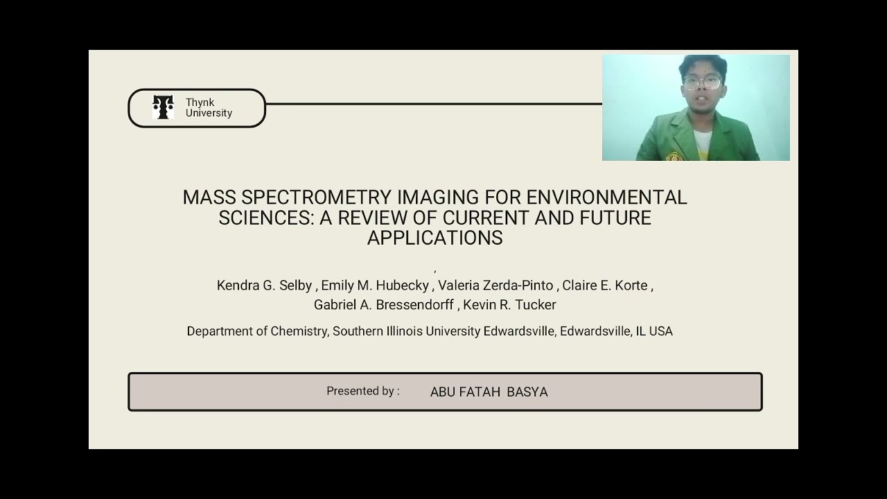 Mass spectrometry imaging for environmental sciences: A review of ...