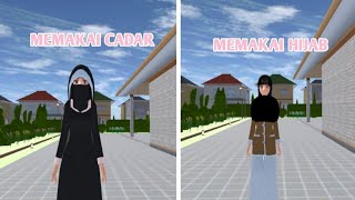 Tutorial Cara Memakai Hijab Dan Cadar. Sakura School Simulator.