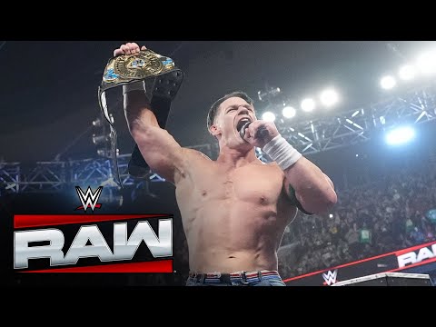 AND NEW John Cena Celebrates First Ever Intercontinental Title Win Raw Highlights Nov 10 2025