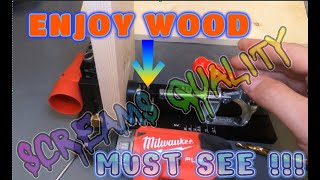 QUALITY and GREAT price - pocket hole jig from Enjoy Wood- with code in description
