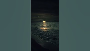 Full moon,sea,nature