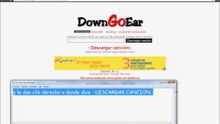como descargar musica gratis y sin programas (goear)
