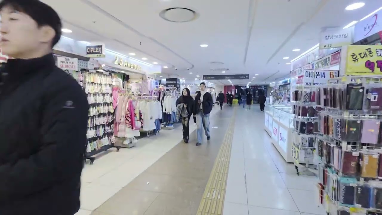 강남역 지하쇼핑센터 탐방