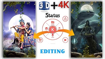 3d Standing Behind Object Status Editing |Radha Krishna 3DStatus Editing Kinemaster FullscreenStatus
