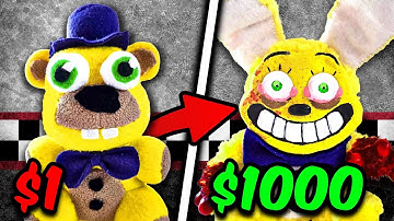 $1 VS $1000 Custom FNAF Plush