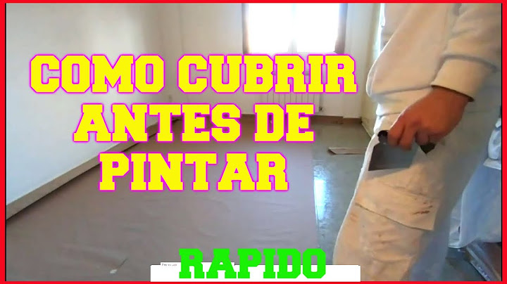Como CUBRIR PARA PINTAR los pisos y preparar la habitacion a empapelar