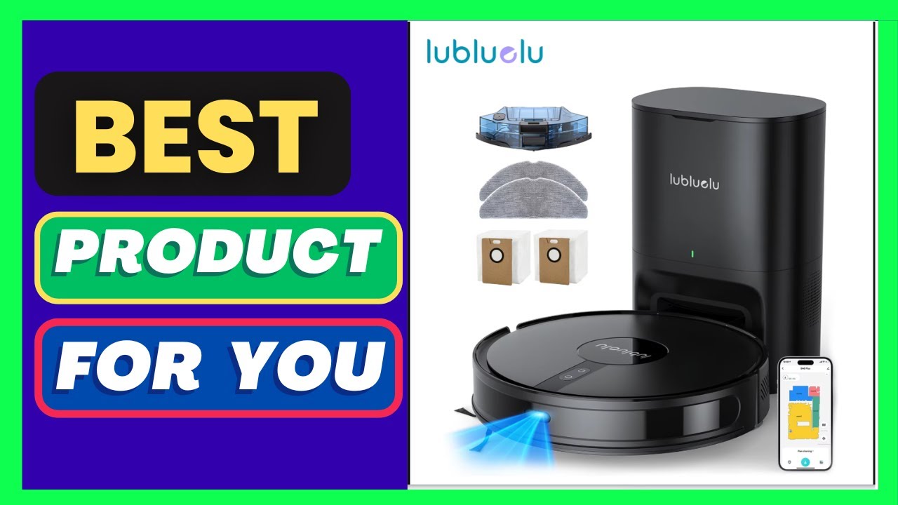 Lubluelu B40 Plus Robot Vacuum Mop, 3L