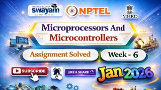 Microprocessors And Microcontrollers Week 6 Assignment Solution#NPTELASSIGNMENTS#Jan2026#microprocer