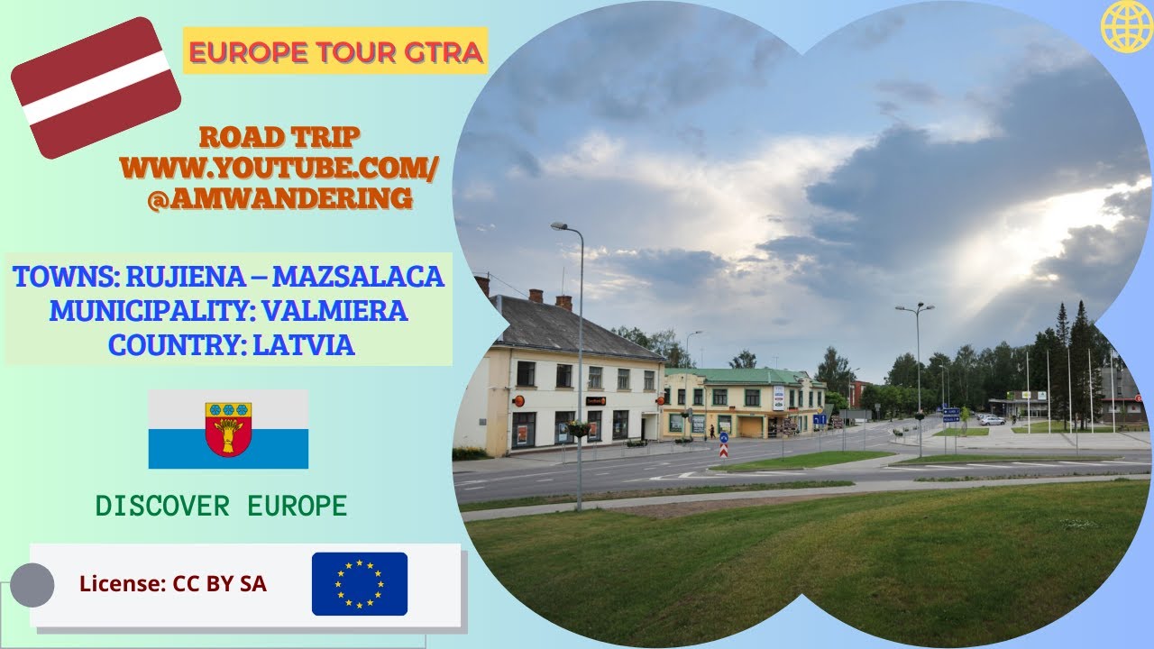 Europe Tour GTRA - Driving in Latvia. Rujiena – Mazsalaca. EU