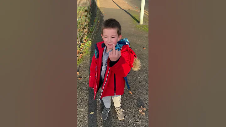 My nephew telling on his big brother
