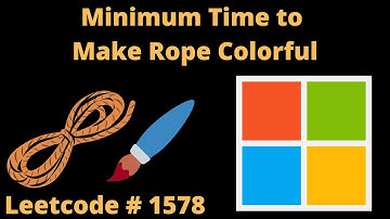 MINIMUM TIME TO MAKE ROPE COLORFUL | LEETCODE 1578 | PYTHON ONE PASS SOLUTION