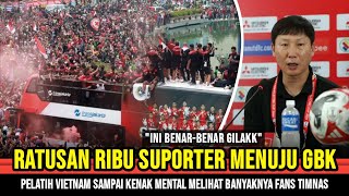 Download Lagu 🔴MAKIN MEMBLUDAK! Ratusan ribu suporter Timnas menuju GBK ~ Pelatih Vietnam sampai kenak mental MP3 Download Lagu 🔴MAKIN MEMBLUDAK! Ratusan ribu suporter Timnas menuju GBK ~ Pelatih Vietnam sampai kenak mental MP3
