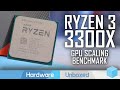 GPU Scaling Benchmark: Ryzen 3 3300X vs. Ryzen 5 3600 & 2600