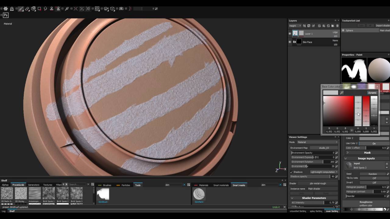 Substance Painter Skin Paint Brush YouTube